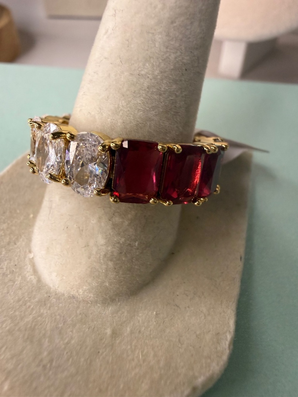 Gold Red and Gold Ring